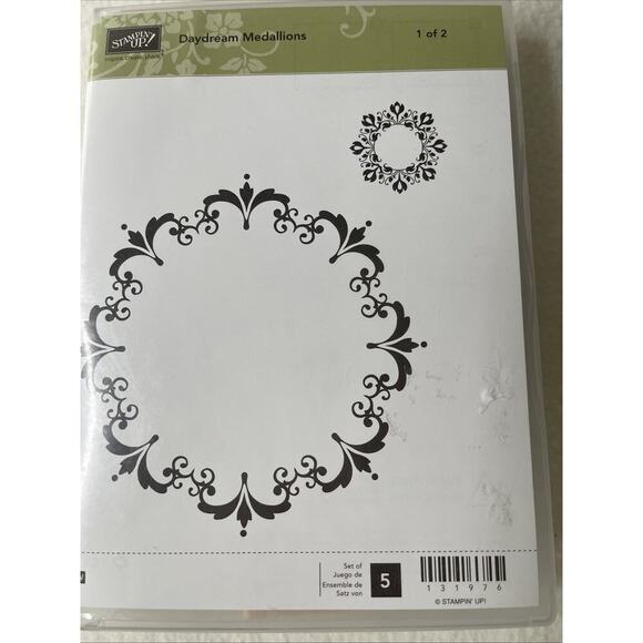 Stampin' Up! Daydream Medallions # 1 of 2 Scrapbooking Card Making Stamp Set - Picture 1 of 4